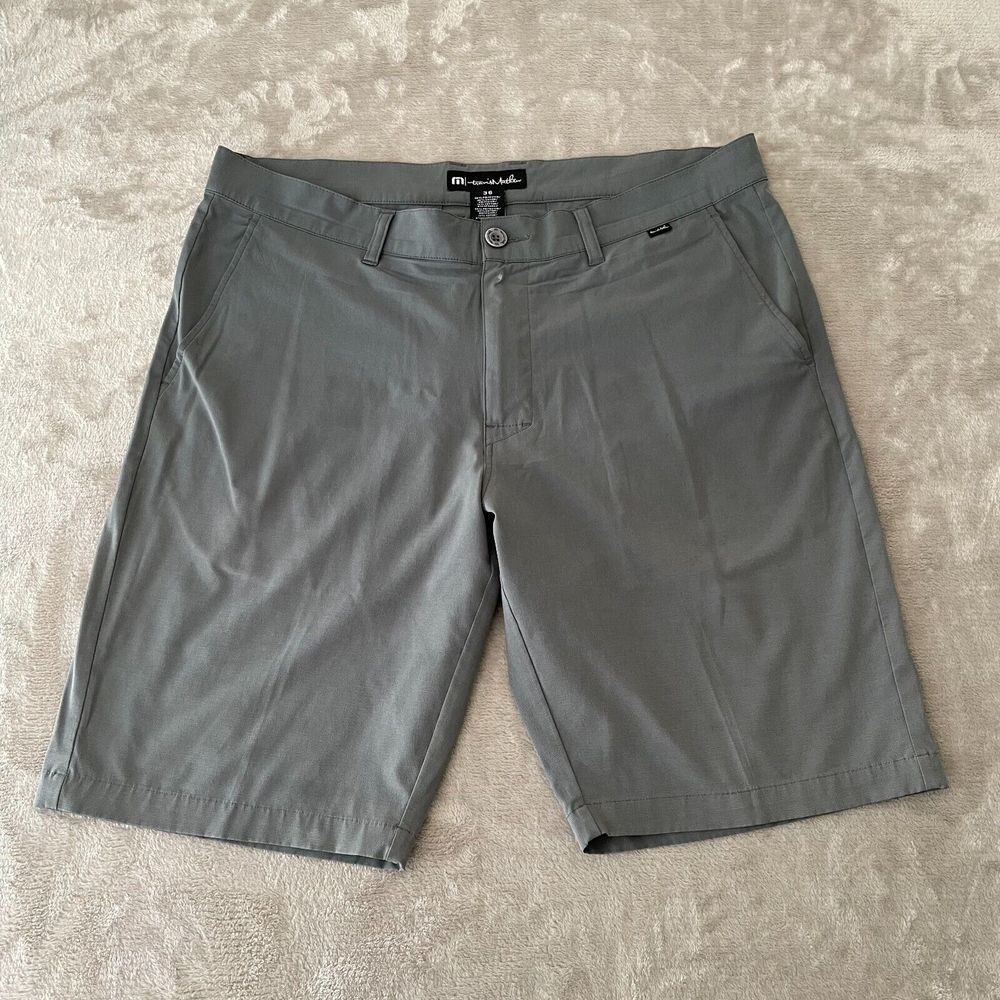 Travis Mathew Beck Golf Shorts Men 36x10‎ Gray Casual Pockets